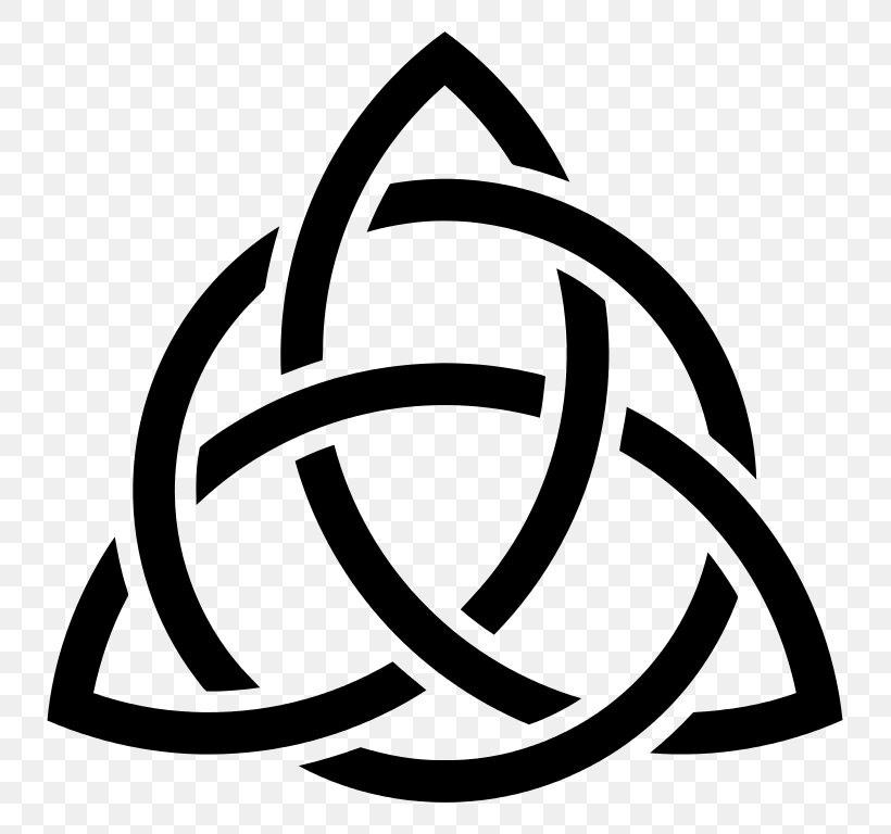 Triquetra Celtic Knot Islamic Interlace Patterns Trinity Celts, PNG, 799x768px, Triquetra, Area, Black And White, Book Of Shadows, Brand Download Free