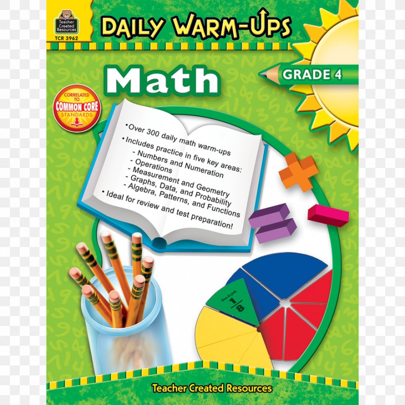 Daily Warm-Ups: Reading, Grade 4 Daily Warm-Ups: Problem Solving Math Grade 4 Mathematics Teacher Number, PNG, 900x900px, Mathematics, Area, Art Paper, Education, Educational Stage Download Free