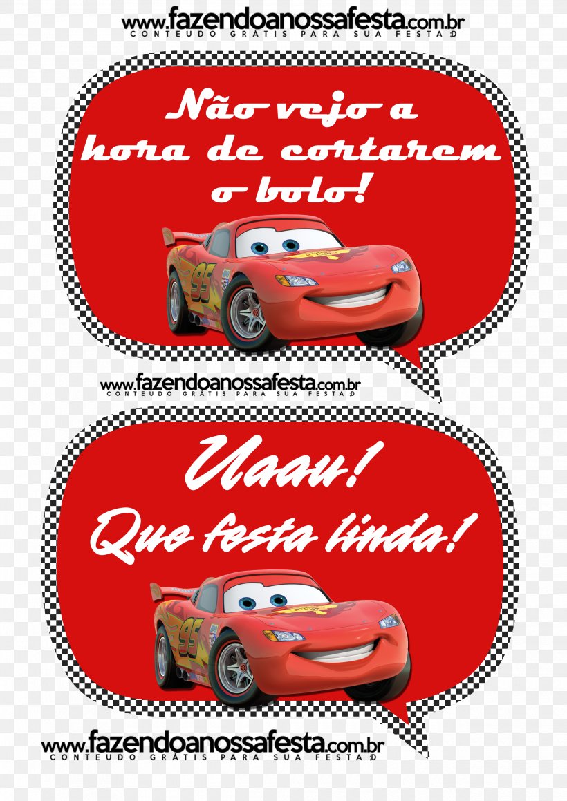 Lightning McQueen Cars 2 Clip Art Motor Vehicle, PNG, 2480x3508px, Lightning Mcqueen, Advertising, Area, Book, Cars Download Free
