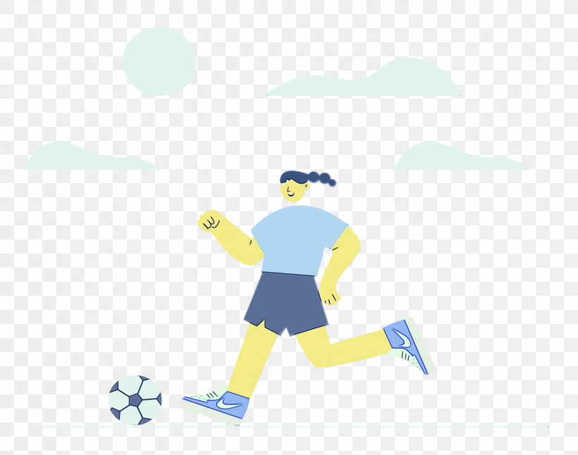 Logo Sports Equipment Cartoon Yellow, PNG, 2500x1970px, Football, Behavior, Cartoon, Logo, Outdoor Download Free