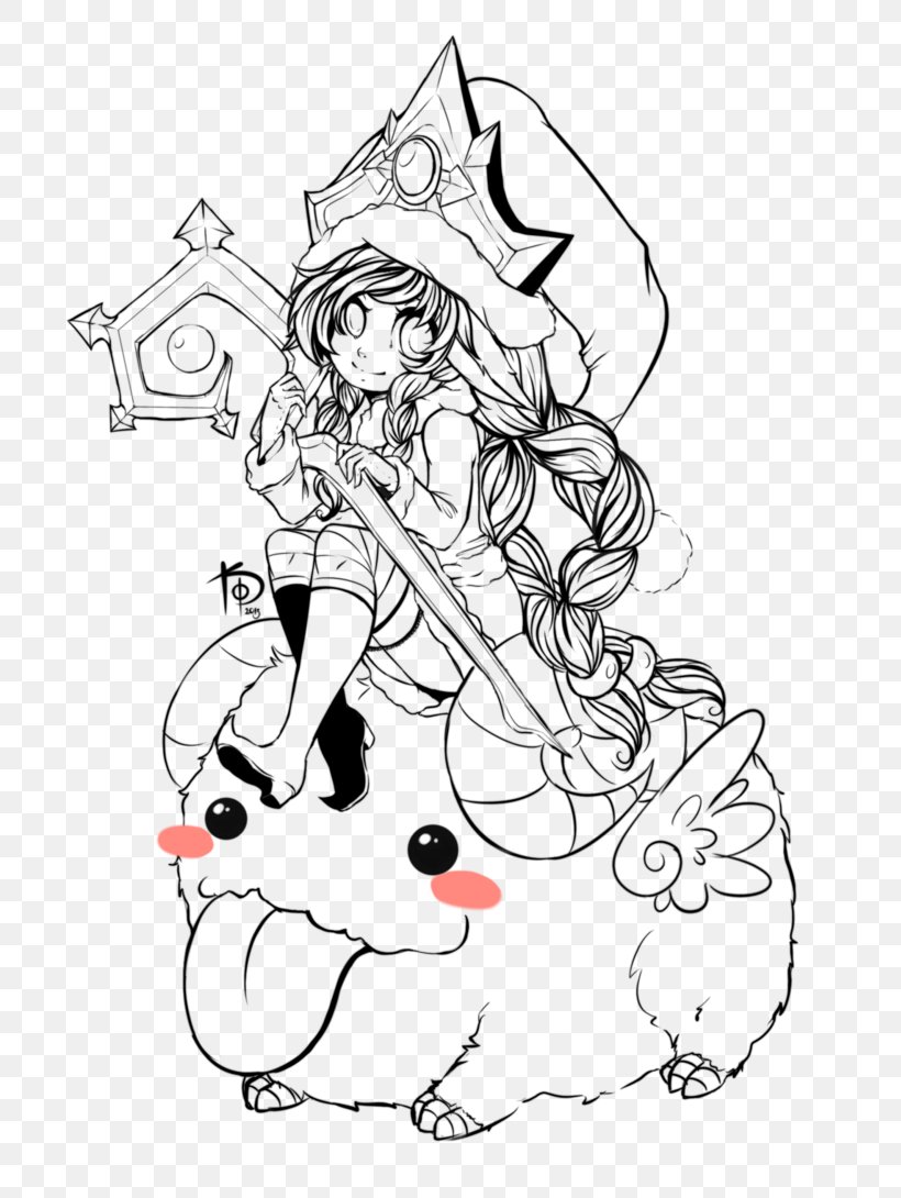 Line Art League Of Legends Drawing Coloring Book Лулу, PNG, 733x1090px, Watercolor, Cartoon, Flower, Frame, Heart Download Free