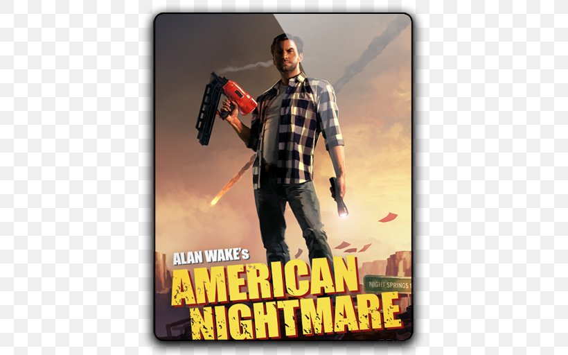 Alan Wake's American Nightmare Microsoft Studios Video Game Remedy Entertainment, PNG, 512x512px, Alan Wake, Achievement, Action Game, Actionadventure Game, Advertising Download Free