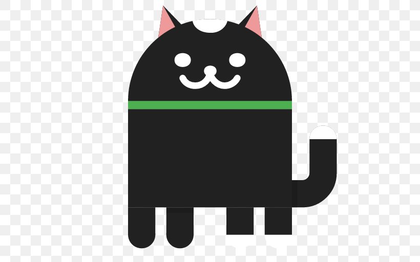 Android Nougat Easter Egg Moto G4 Cat Game, PNG, 512x512px, Android Nougat, Android, Android Nougat Easter Egg, Android Version History, Black Download Free