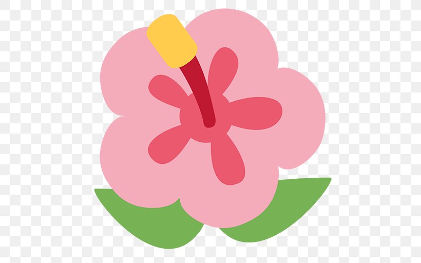 Emoji Hibiscus Meaning Information Symbol, PNG, 512x512px, Emoji, Emojipedia, Emoticon, Flora, Flower Download Free