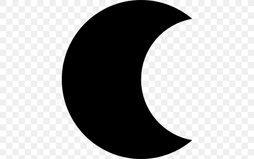 Lunar Phase Moon Crescent, PNG, 512x512px, Lunar Phase, Black, Black And White, Crescent, Monochrome Download Free
