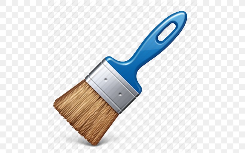 Paintbrush Drawing, PNG, 512x512px, Brush, Color, Drawing, Hardware, Icon Design Download Free