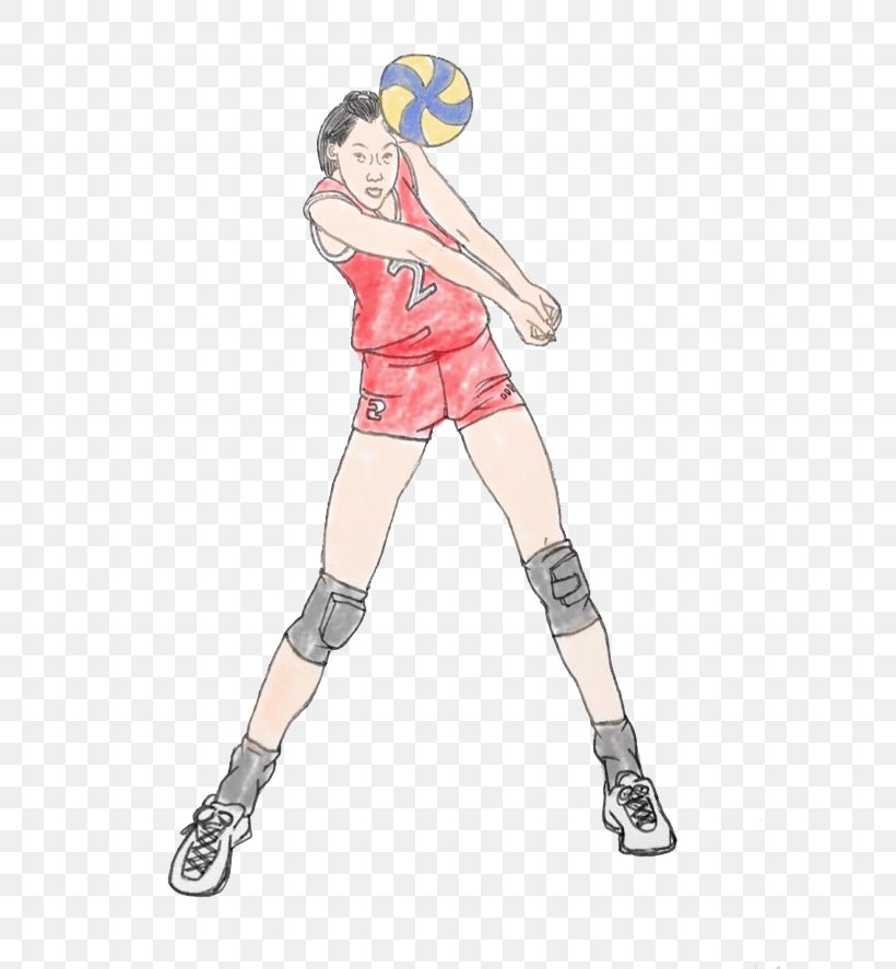 Volleyball Cartoon Gratis, PNG, 608x887px, Watercolor, Cartoon, Flower, Frame, Heart Download Free