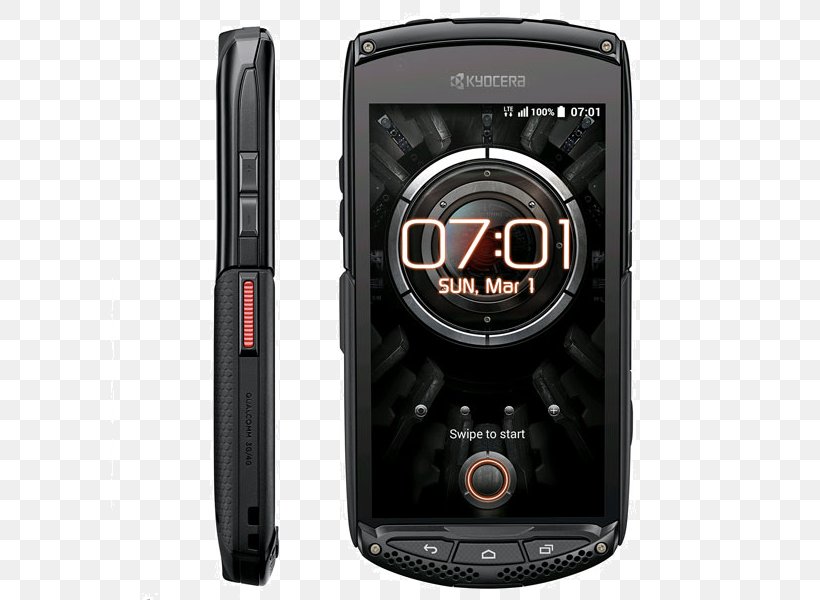 Telephone Kyocera DuraForce PRO Smartphone Android, PNG, 600x600px, Telephone, Android, Cellular Network, Communication Device, Electronic Device Download Free