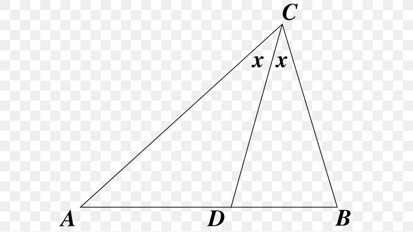 Triangle Angle Bisector Theorem Açıortay Internal Angle, PNG, 597x461px, Triangle, Angle Bisector Theorem, Area, Bisection, Black And White Download Free