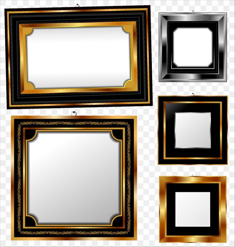 Picture Frame Clip Art, PNG, 950x1000px, Picture Frame, Animation, Decor, Film Frame, Gold Download Free