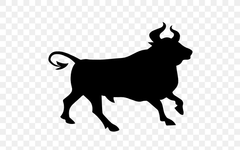 Bull Bovine Cow-goat Family Snout Silhouette, PNG, 512x512px, Bull, Bovine, Cowgoat Family, Silhouette, Snout Download Free