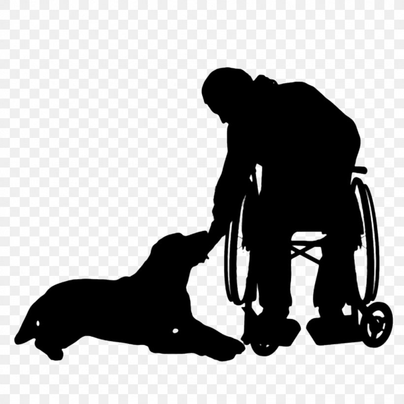 Dog Disability Wheelchair, PNG, 1024x1024px, Dog, Americans With Disabilities Act, Black, Black And White, Carnivoran Download Free