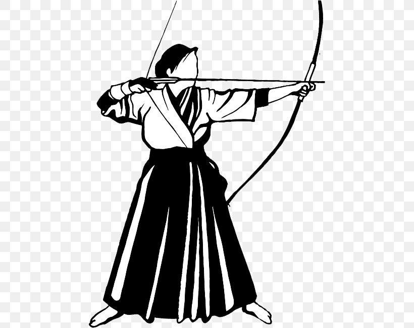 Silhouette Archery Line Art Clip Art, PNG, 469x651px, Silhouette, Archery, Art, Artwork, Black Download Free