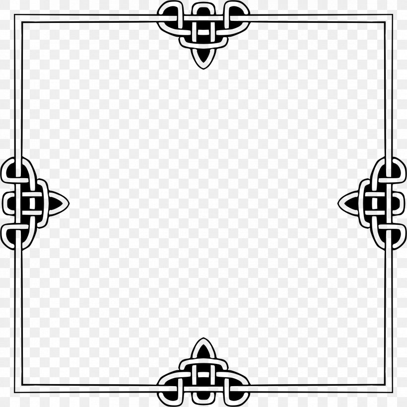 Celts Picture Frames Graphic Design Drawing, PNG, 2346x2346px, Celts, Area, Black, Black And White, Brand Download Free