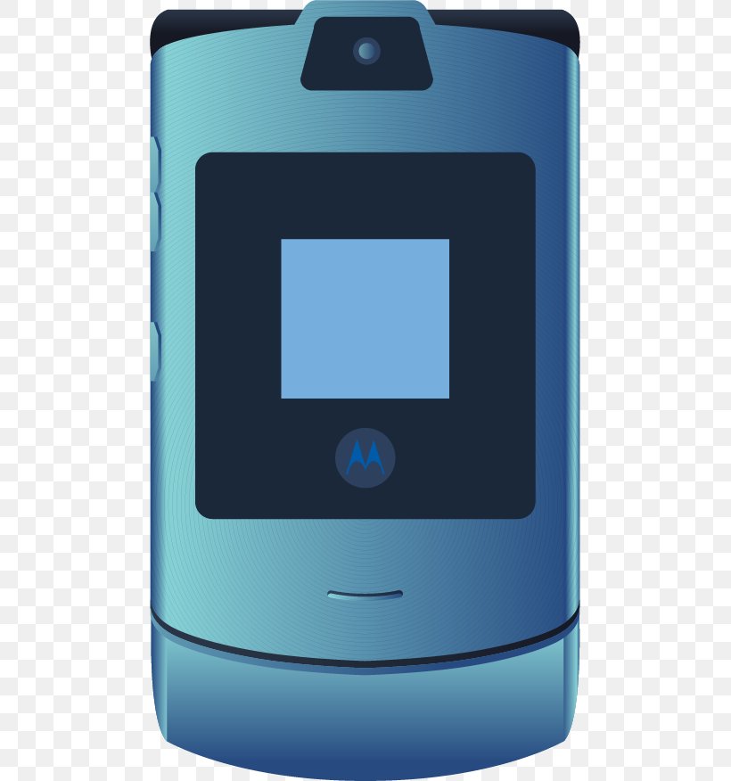 Feature Phone Mobile Phone Motorola, PNG, 483x876px, Feature Phone, Cartoon, Communication Device, Electric Blue, Electronic Device Download Free