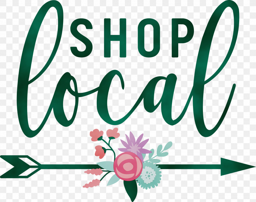 Logo Flower Symbol Green Petal, PNG, 3000x2375px, Shop Local, Flower, Geometry, Green, Line Download Free