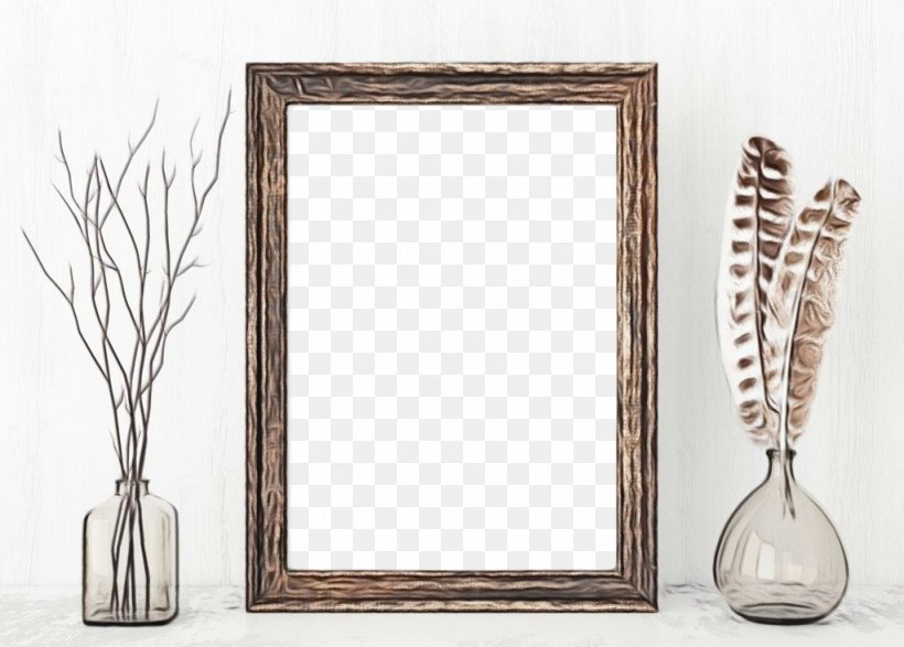Picture Frame, PNG, 1024x734px, Watercolor, Branch, Feather, Glass, Mirror Download Free