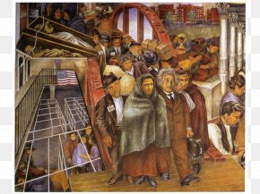 Painting - Roosevelt Painting The Riveter (mural Study, Bronx, New York Central Postal Station) Artist PNG