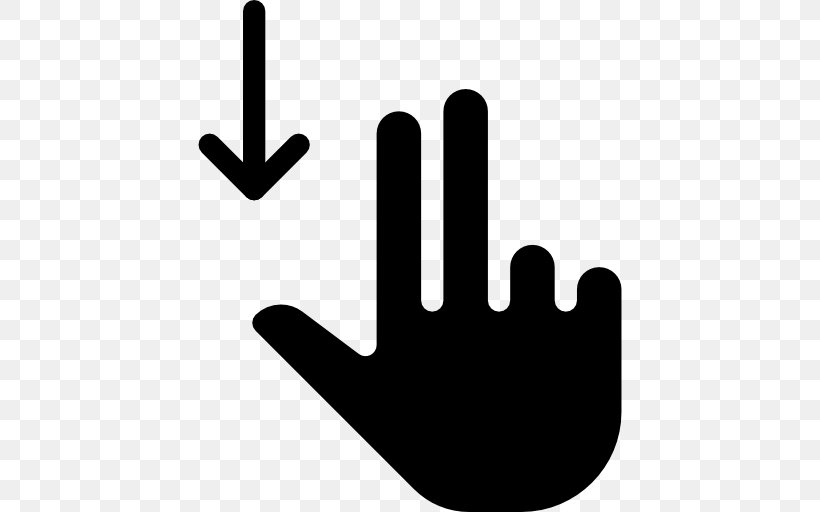 Black And White Finger Hand, PNG, 512x512px, Symbol, Black And White, Drag And Drop, Finger, Gesture Download Free