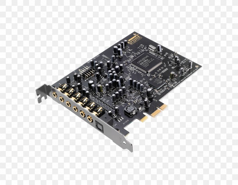Sound Blaster Audigy Sound Cards & Audio Adapters PCI Express Creative Labs, PNG, 1350x1050px, 71 Surround Sound, Sound Blaster Audigy, Asus, Computer Component, Computer Hardware Download Free