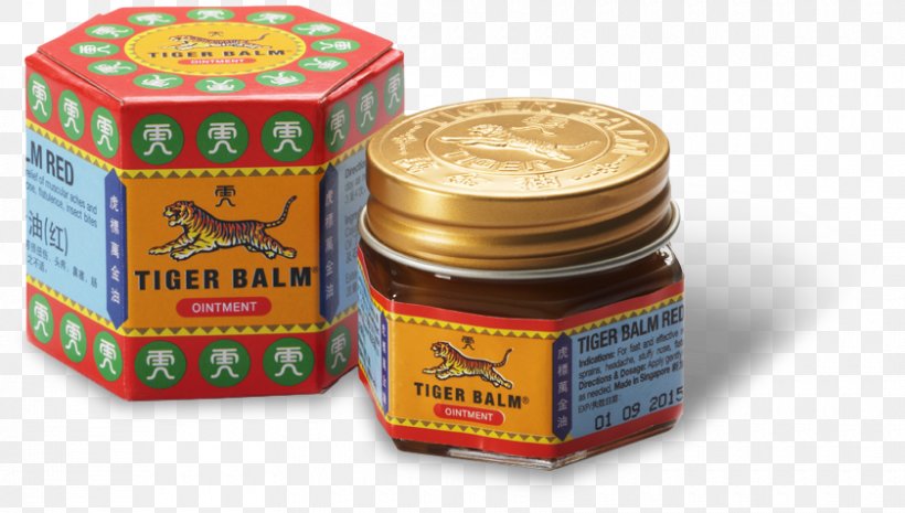 Tiger Balm Red Extra Strength Pain Relieving Ointment 10g Liniment Muscle Pain, PNG, 840x477px, Tiger Balm, Condiment, Cream, Ingredient, Liniment Download Free
