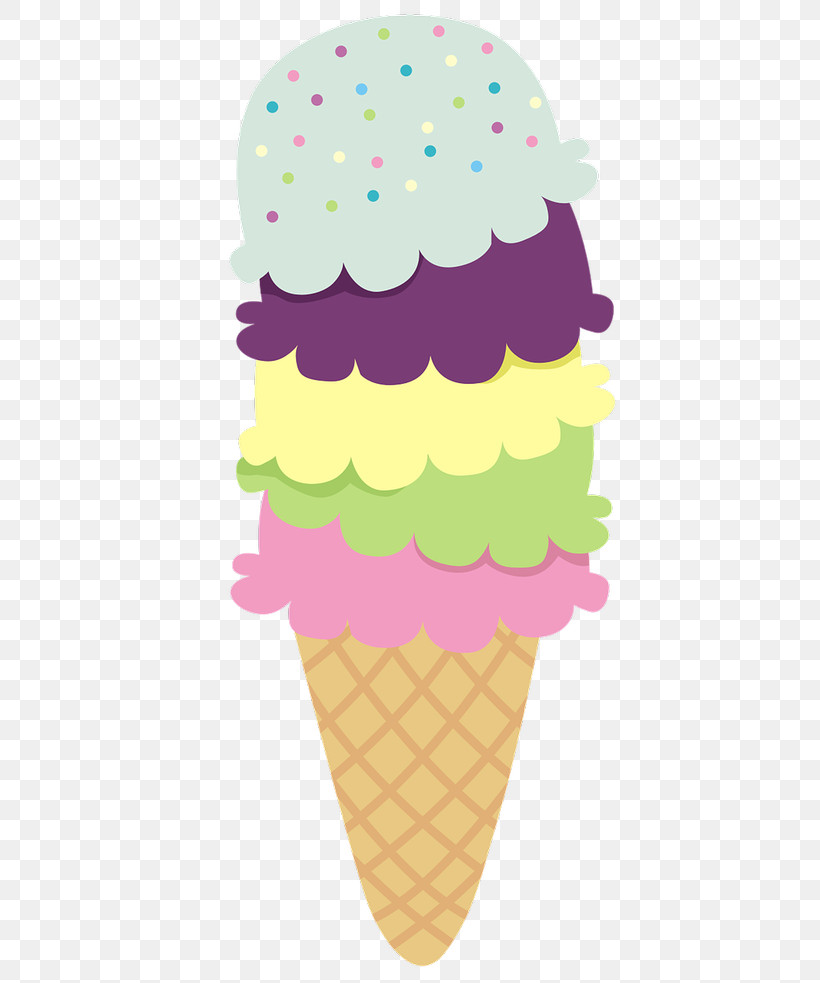 Ice Cream, PNG, 500x983px, Ice Cream Cone, Baking Cup, Cream, Dessert, Food Download Free