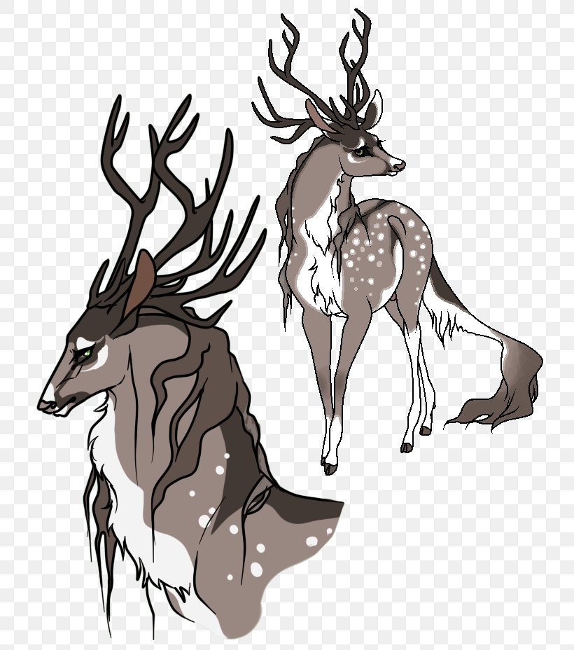 Reindeer Elk Horse Antler, PNG, 764x928px, Reindeer, Antler, Character, Deer, Elk Download Free