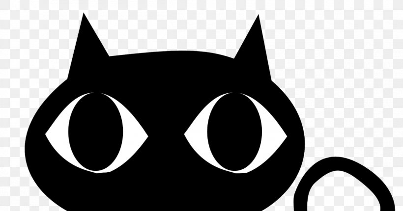 Black Cat Kitten Clip Art, PNG, 1200x630px, Cat, Black, Black And White, Black Cat, Carnivoran Download Free