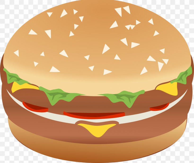 Hamburger Cheeseburger Fast Food Slider Clip Art, PNG, 2400x2020px, Hamburger, Burger King, Cheeseburger, Dish, Fast Food Download Free