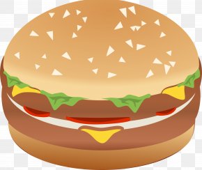 Hamburger Cheeseburger Fast Food Slider Clip Art, PNG, 800x673px ...