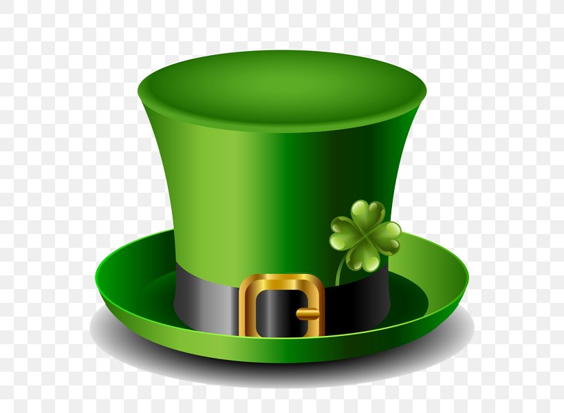 Saint Patrick's Day Vector Graphics Portable Network Graphics Clip Art Image, PNG, 600x600px, Saint Patricks Day, Clover, Costume Hat, Green, Hat Download Free