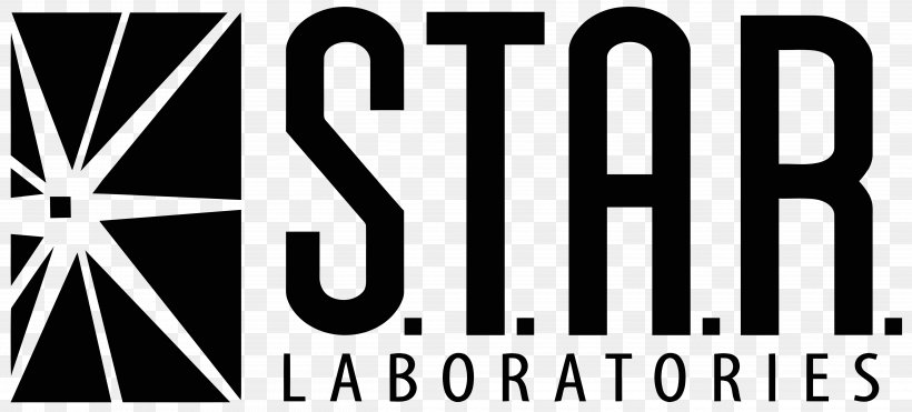 The Flash S.T.A.R. Labs Television Show DC Comics Decal, PNG, 5000x2263px, Flash, Black And White, Brand, Central City, Dc Comics Download Free