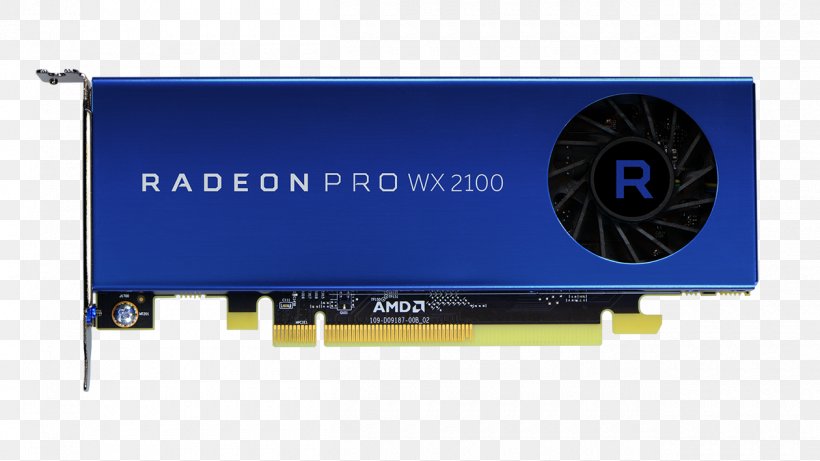 Graphics Cards & Video Adapters AMD Radeon Pro WX 2100 GDDR5 SDRAM, PNG, 1260x709px, Graphics Cards Video Adapters, Advanced Micro Devices, Amd Vega, Computer, Computer Component Download Free