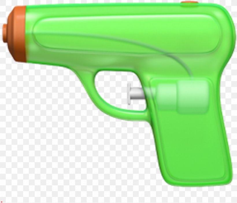 Water Gun Emoji Pistol IOS 10, PNG, 904x773px, Water Gun, Apple, Emoji, Firearm, Green Download Free