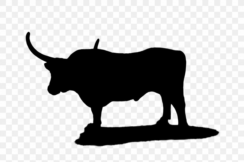 Cattle Ox Clip Art Silhouette Snout, PNG, 3977x2651px, Cattle, Black, Black M, Blackandwhite, Bovine Download Free