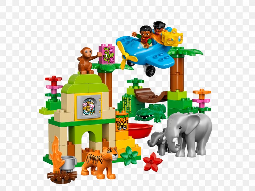 Lego Duplo LEGO 10804 DUPLO Jungle Toy The Lego Group, PNG, 2399x1800px, Lego Duplo, Area, Construction Set, Idealo, Lego Download Free