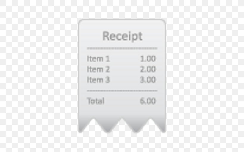 Receipt Apple App Store Point Of Sale Credit Card, PNG, 512x512px, Receipt, App Store, Apple, Cash Register, Credit Card Download Free