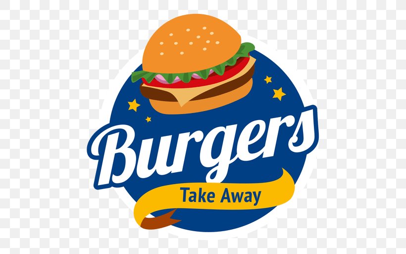 Hamburger Logo Fast Food Restaurant, PNG, 512x512px, Hamburger, Area, Artwork, Beef, Brand Download Free