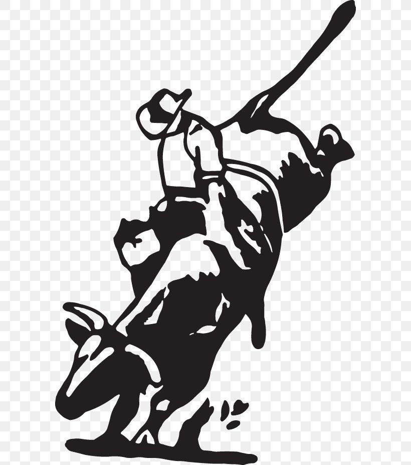 Horse Decal Sticker Clip Art Cowboy, PNG, 600x927px, Horse, Art, Artwork, Black And White, Bull Riding Download Free