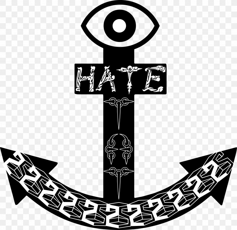 Tattoo Hatred Clip Art, PNG, 3989x3868px, Tattoo, Anchor, Anger, Black And White, Blog Download Free