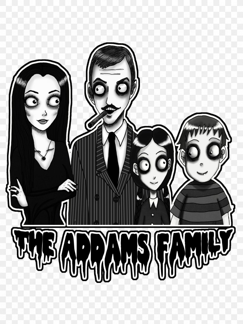 The Addams Family Thing Wednesday Addams Cousin Itt Morticia Addams ...