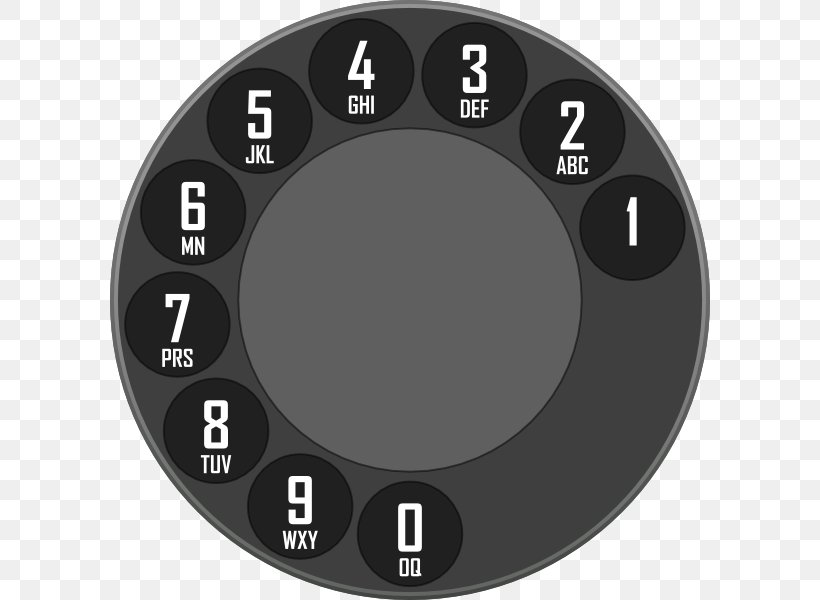 Rotary Dial Dialer Telephone Call Clip Art, PNG, 600x600px, Rotary Dial, Auto Dialer, Dialer, Dialling, Hardware Download Free