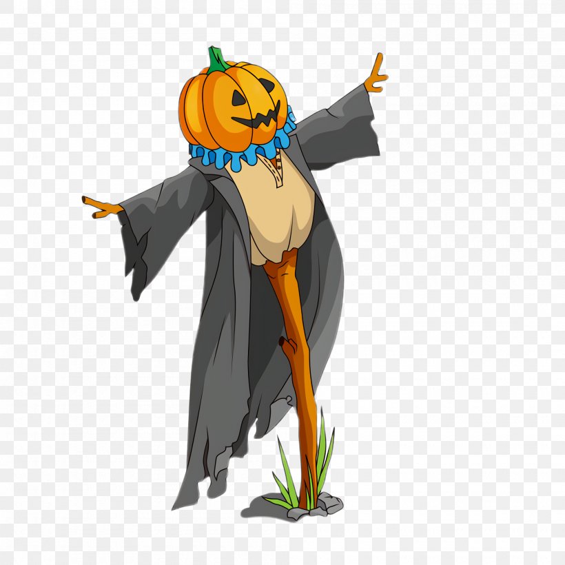 Cartoon Scarecrow Costume Fictional Character Clip Art, PNG ...