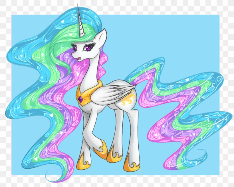 Princess Celestia Pony DeviantArt Drawing, PNG, 999x799px, Watercolor, Cartoon, Flower, Frame, Heart Download Free