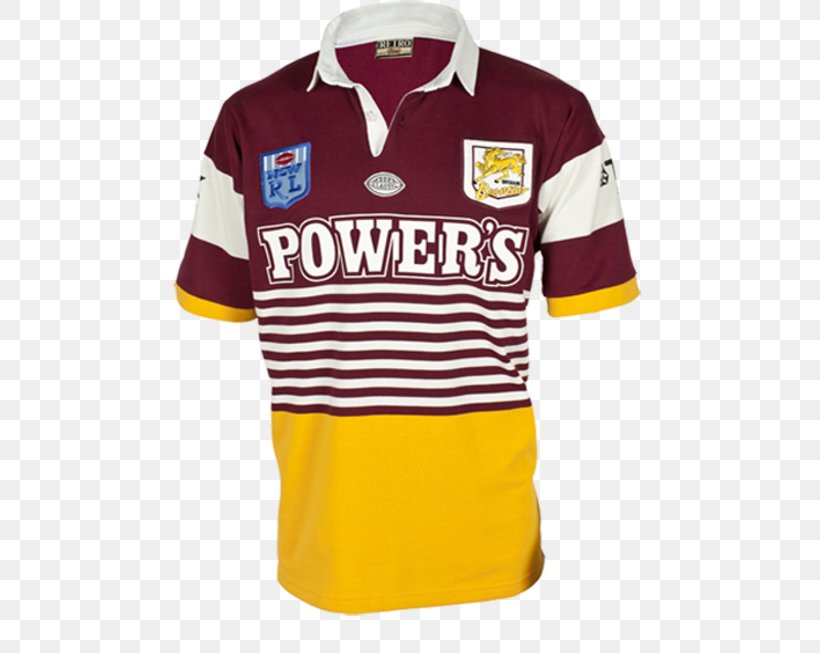 Brisbane Broncos T-shirt National Rugby League Denver Broncos Newcastle Knights, PNG, 550x653px, Brisbane Broncos, Brand, Clothing, Denver Broncos, Jersey Download Free