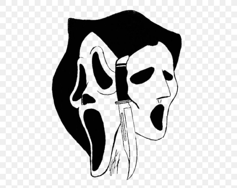 Ghostface Scream Television Show Drawing, PNG, 500x649px, Watercolor,  Cartoon, Flower, Frame, Heart Download Free