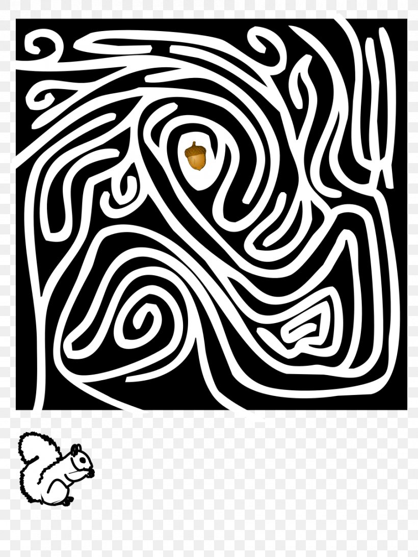 Labyrinth Maze Book Drawing, PNG, 900x1200px, Labyrinth, Area, Art, Black, Black And White Download Free