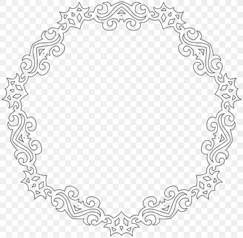 Line Art Borders And Frames Clip Art, PNG, 1000x977px, Line Art, Area, Art, Black And White, Borders And Frames Download Free