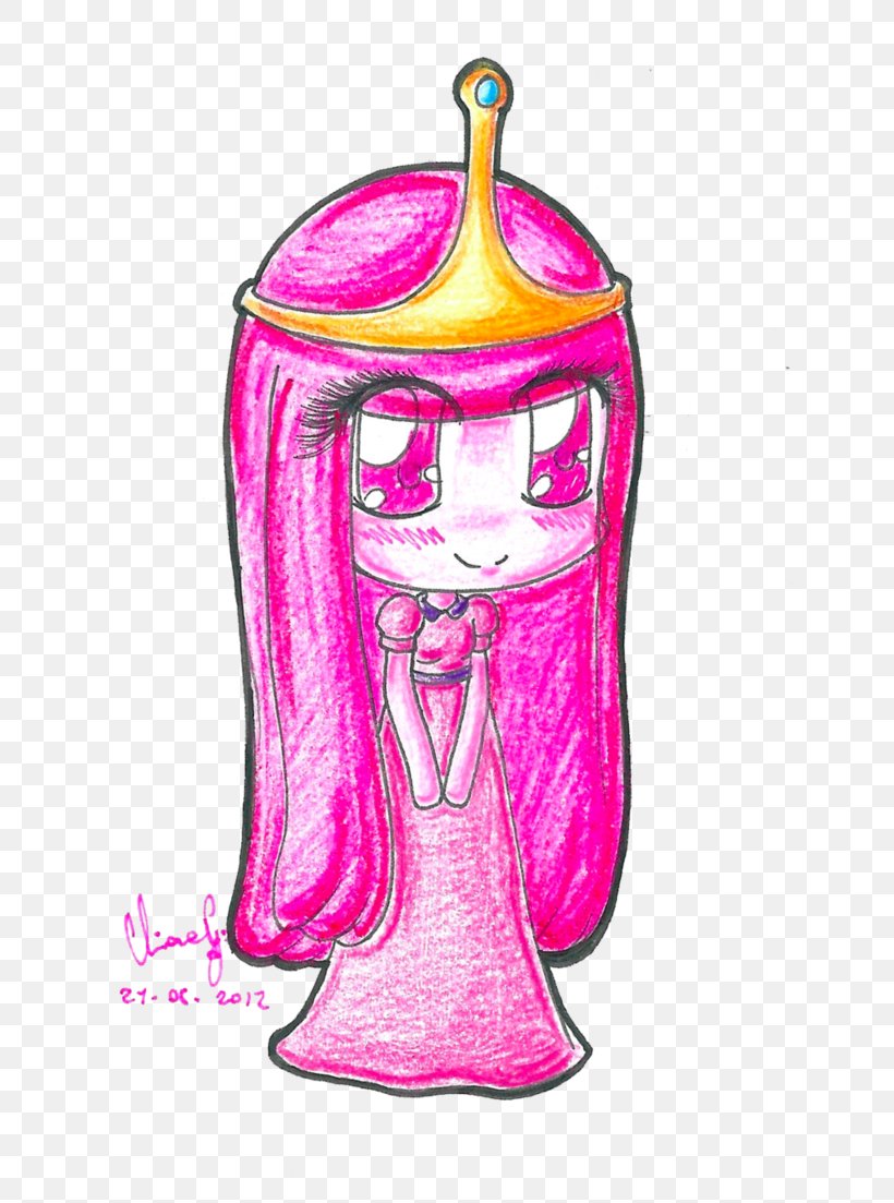 Princess Bubblegum Chewing Gum Marceline The Vampire Queen Finn The Human Drawing, PNG, 725x1103px, Watercolor, Cartoon, Flower, Frame, Heart Download Free