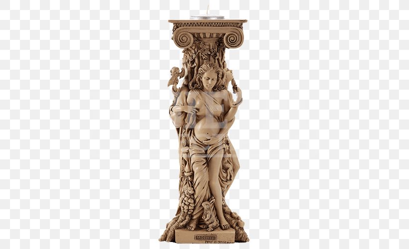 Statue Triple Goddess Wicca Candlestick Altar, PNG, 500x500px, Statue, Altar, Altar Candle, Artifact, Brigid Download Free
